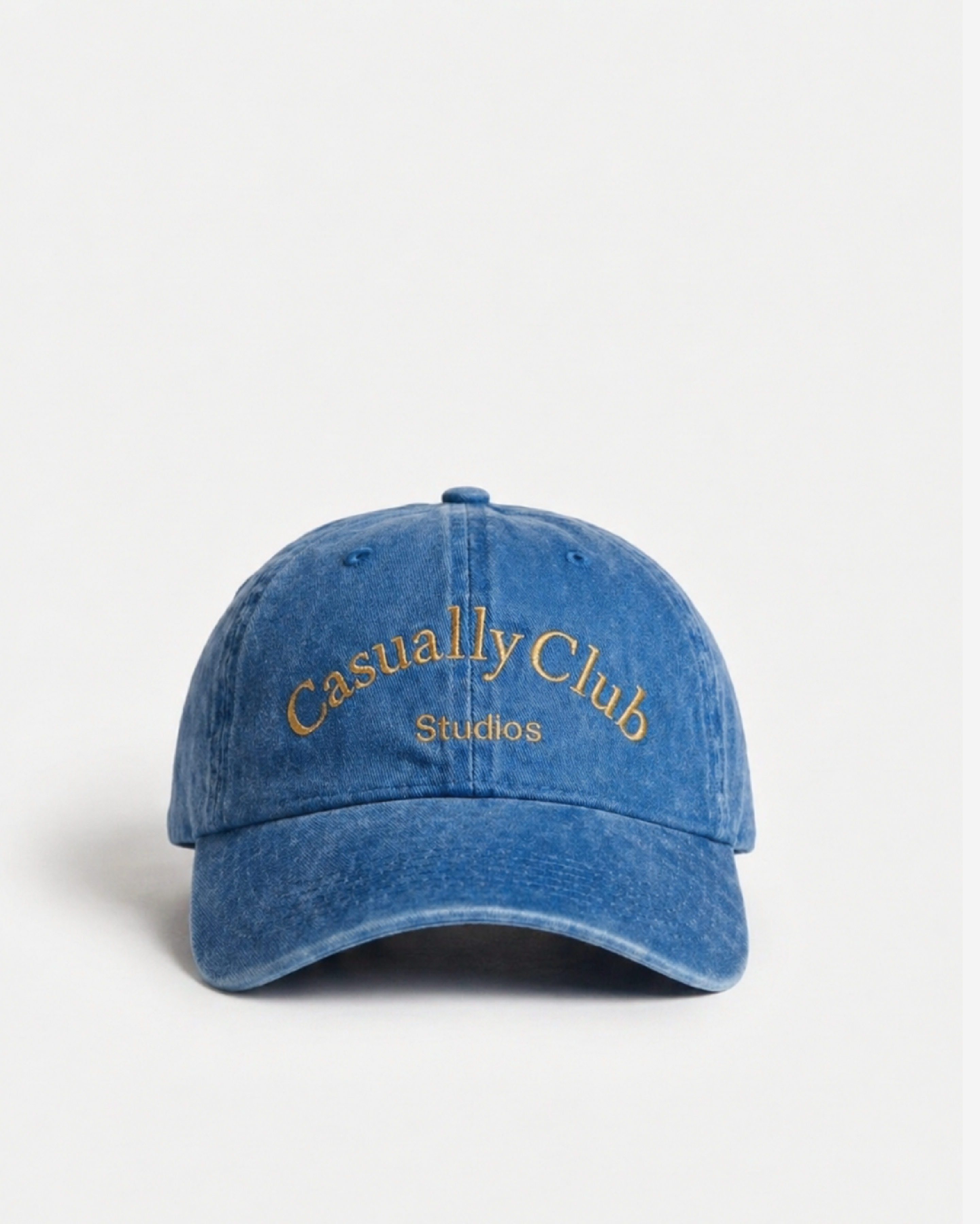 Studio Vibes Cap – Washed Denim Blue